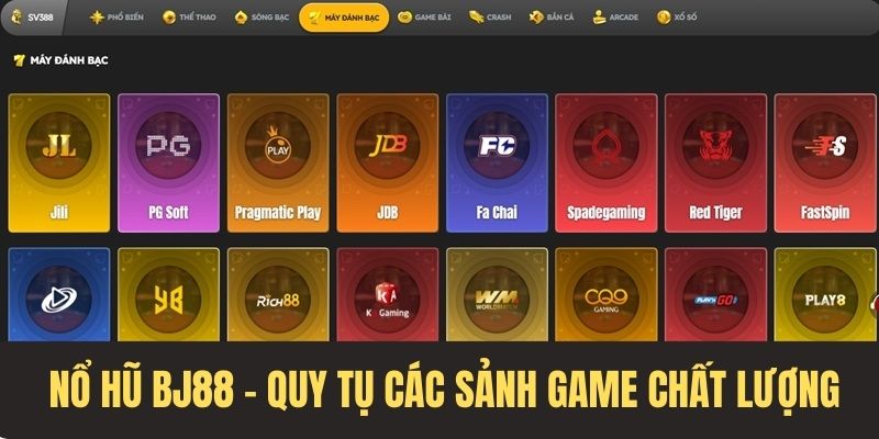 Sân chơi quy tụ nhiều nhà phát hành game danh tiếng